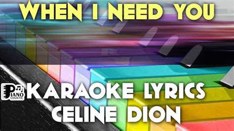 celine dion karaoke with lyrics.